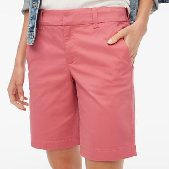 J. Crew Pants - J. Crew 9" Frankie Bermuda Chino Short, Size 8 Coral, Dusty Red NWT